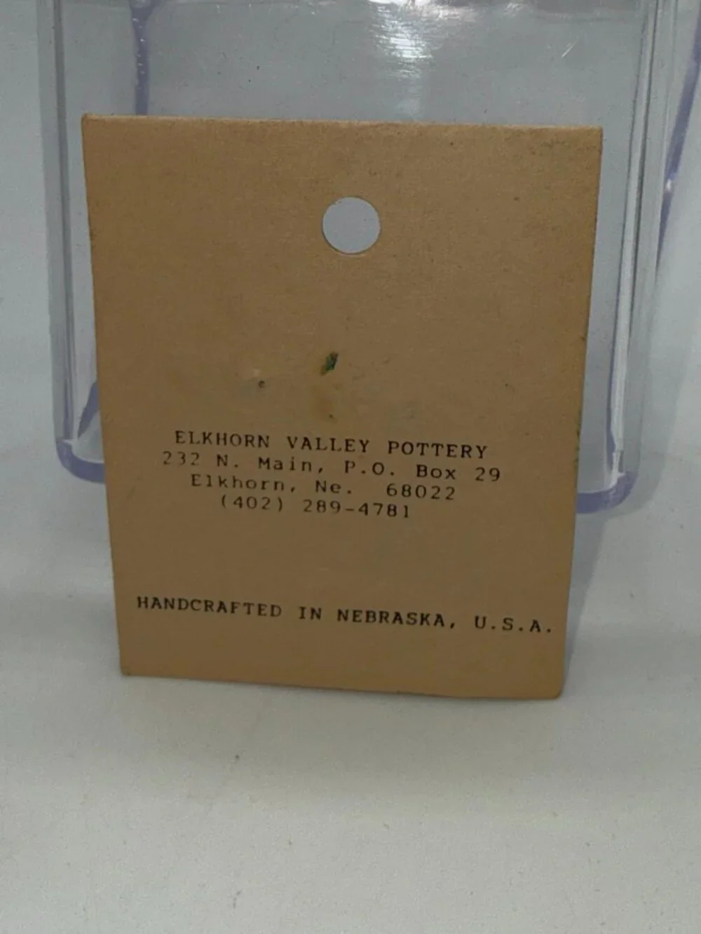 Elkhorn Valley Pottery Stoneware Apple Pin Brooch NWT